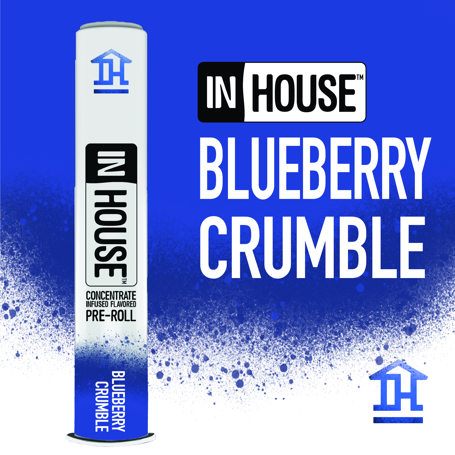 Photograph of product: Infused Pre-Roll - Blueberry Crumble  - 0.75g