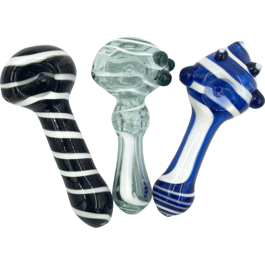 Photograph of product: HMI - 4.5" ASSORTED BASIC GLASS PIPE