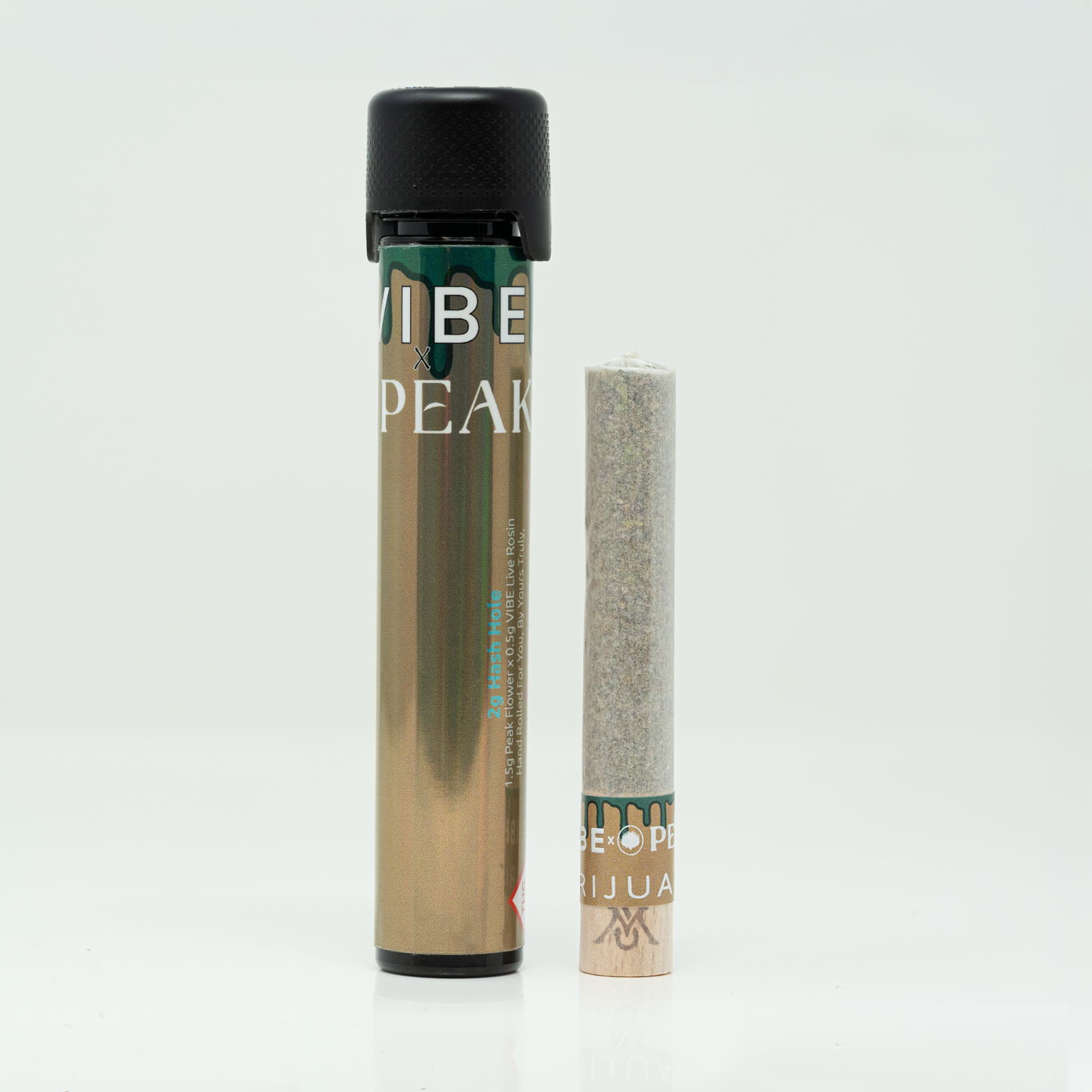 Photograph of product: VIBE X PEAK - au chocolat HOLE - PREROLL INFUSED - 2G - RIZE & SHINE