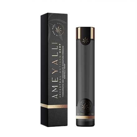Photograph of product: Ameyalli  Wellness | CBD Preroll Single | Ameyalli Black