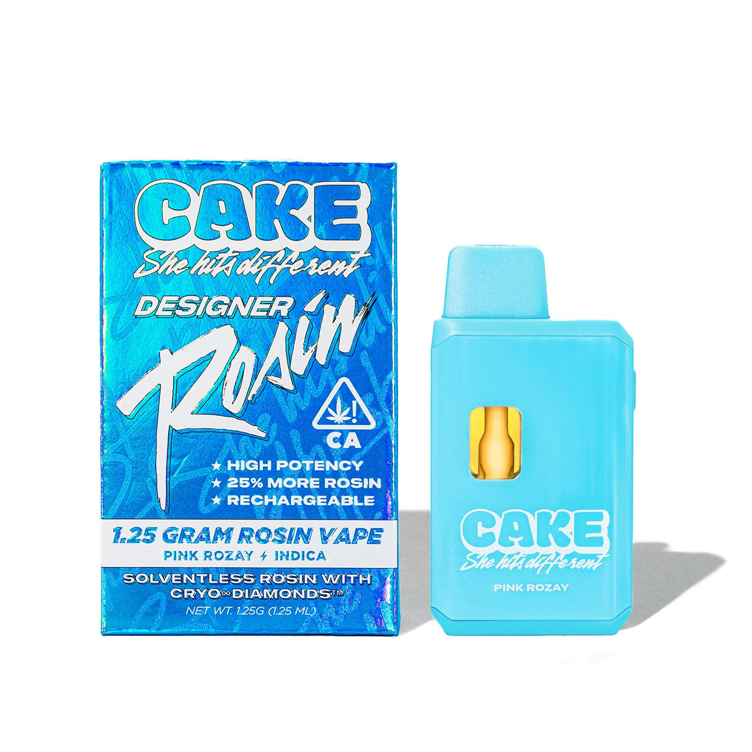 Photograph of product: CAKE She Hits Different | Pink Rozay Rosin All-In-one | 1.25g