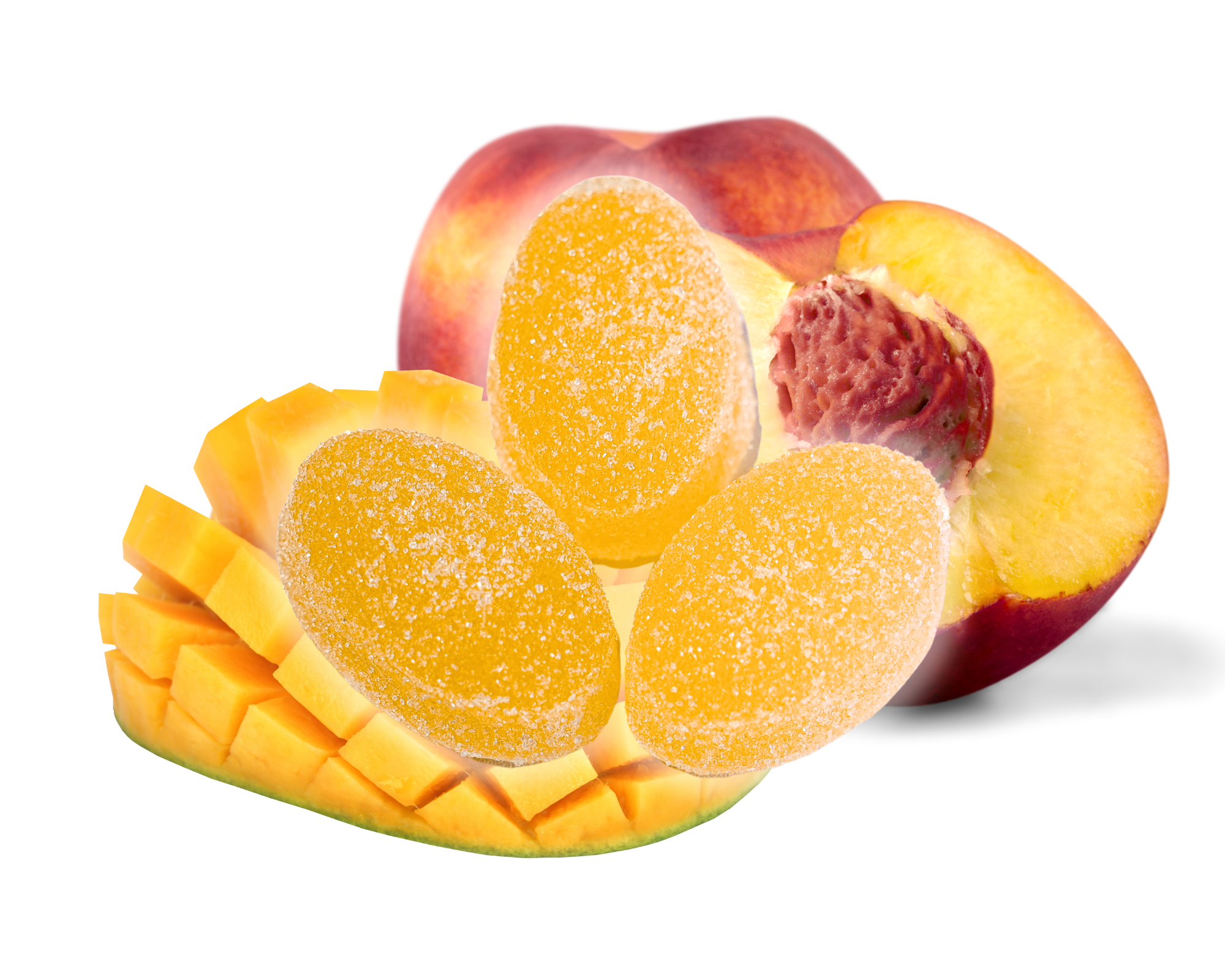 Photograph of product: Leeward Dreams Chews - Peach Mango TH-oui/CBN