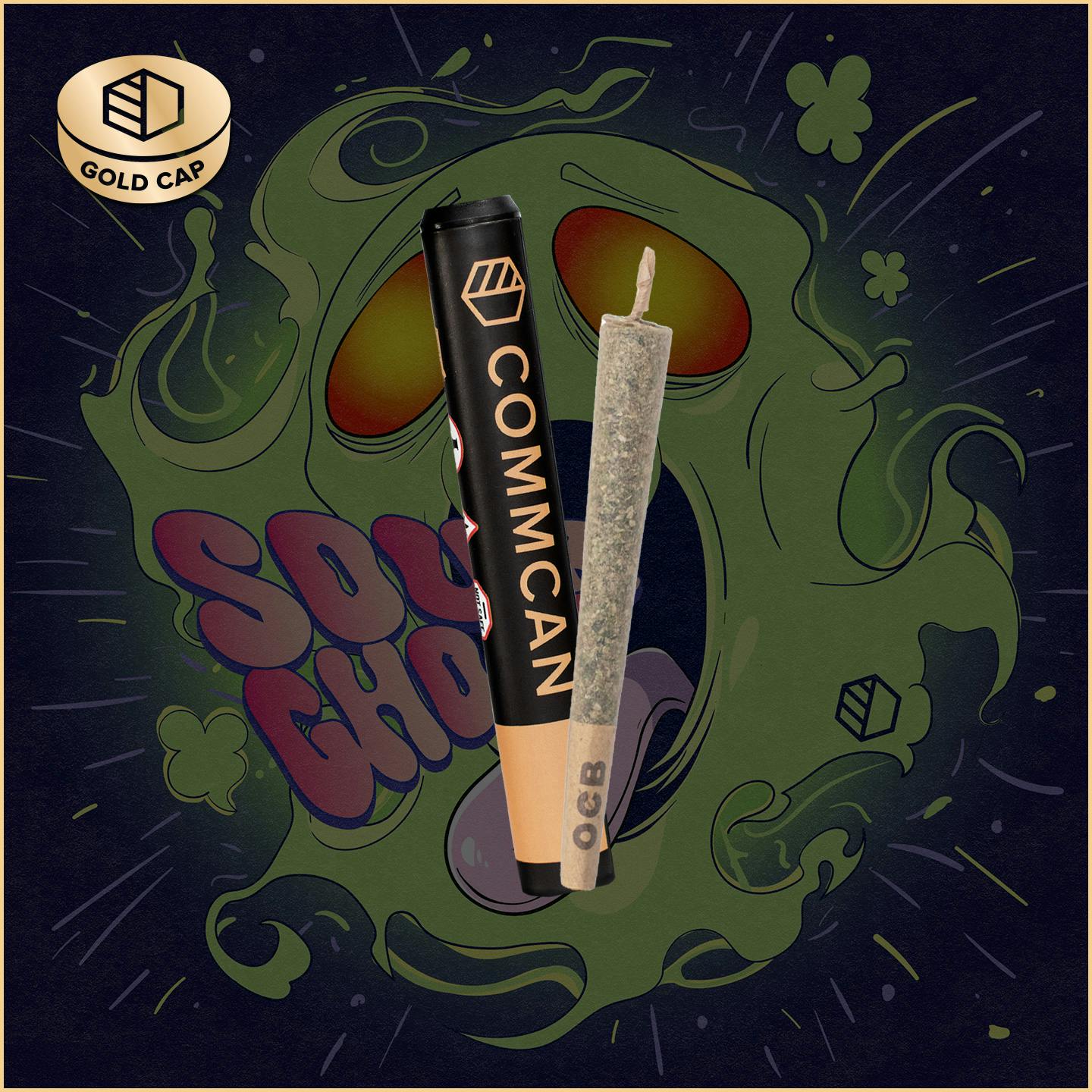 Photograph of product: Sour Ghost Pre-Roll