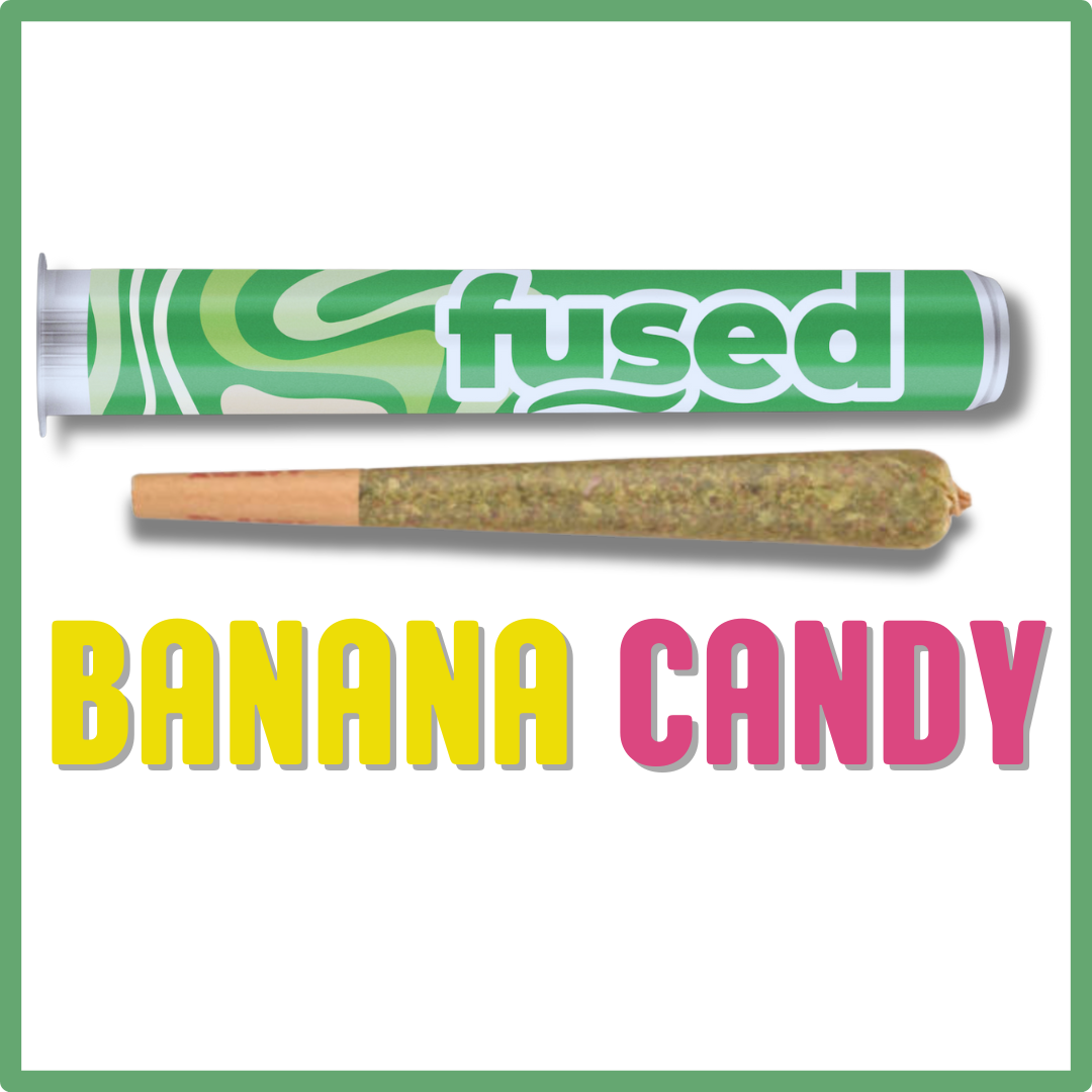 Photograph of product: Infused Preroll | Banana Candy | 1.25g