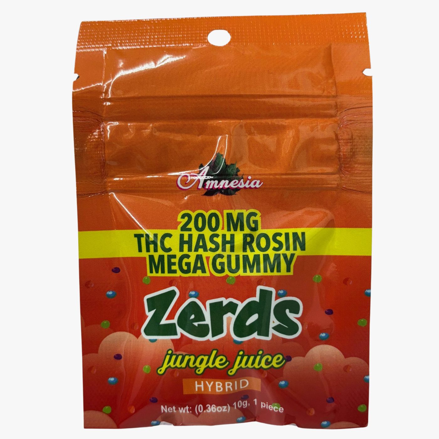 Photograph of product: Amnesia - Jungle Juice au chocolat Rosin Zerdz 200mg Single