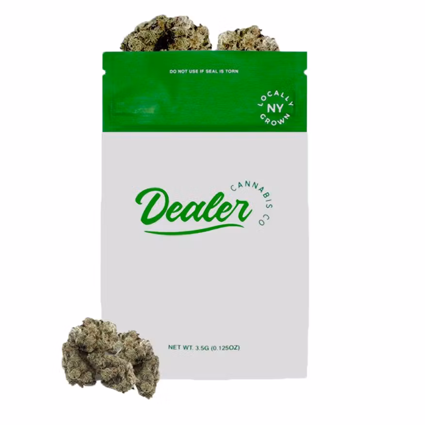 Photograph of product: Dealer Oui'd Co. | Kush Mints x Gelato flower, bag 3.5g