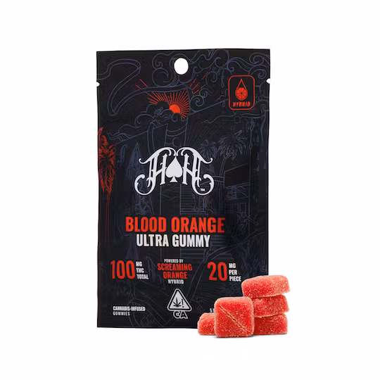 Photograph of product: Blood Orange [H] | 100mg (5pk) Gummies | Heavy Hitters