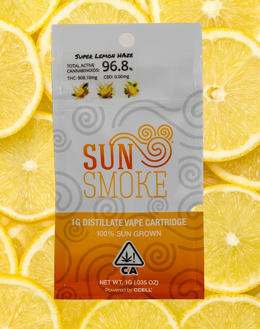 Photograph of product: Super Lemon Haze Cart 1g - 