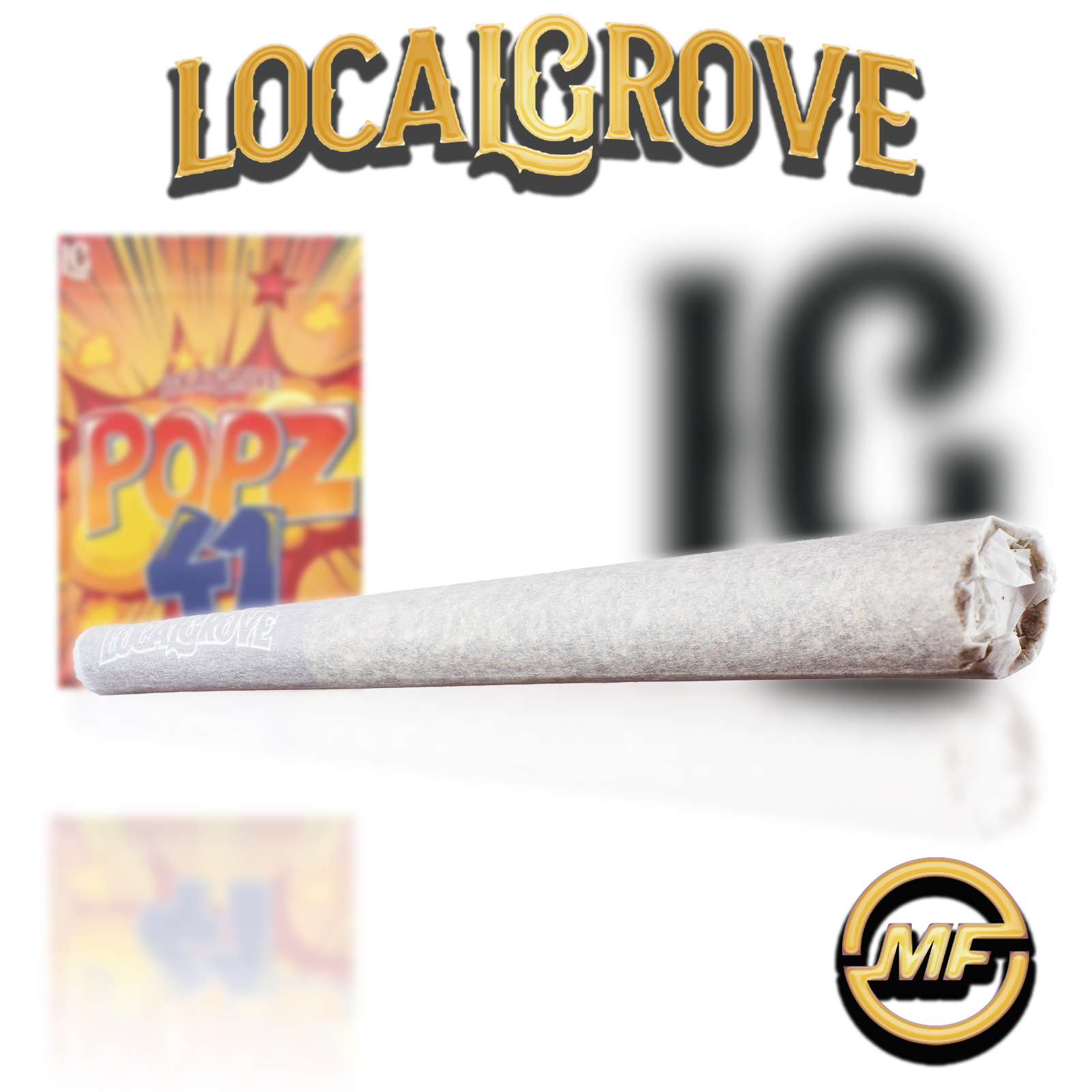 Photograph of product: Local Grove | Popz 41 | Premium Pre-Roll | 1g