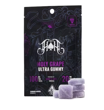 Photograph of product: Holy Grape (God's Gift/I) 5pk GUMMIES - Heavy Hitters