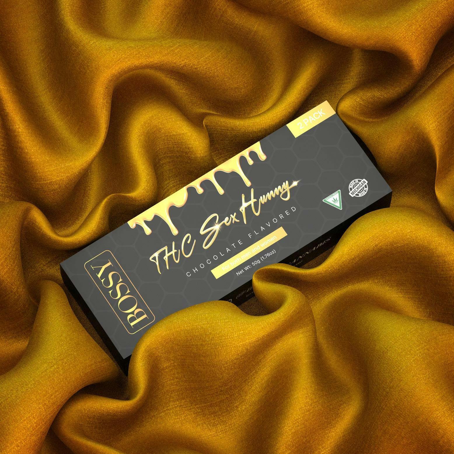 Photograph of product: Bossy | 20mg Treats | Chocolate Flavored Sex Honey