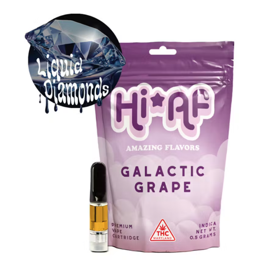 Photograph of product: Galactic Grape Cart 0.5g - HiAF