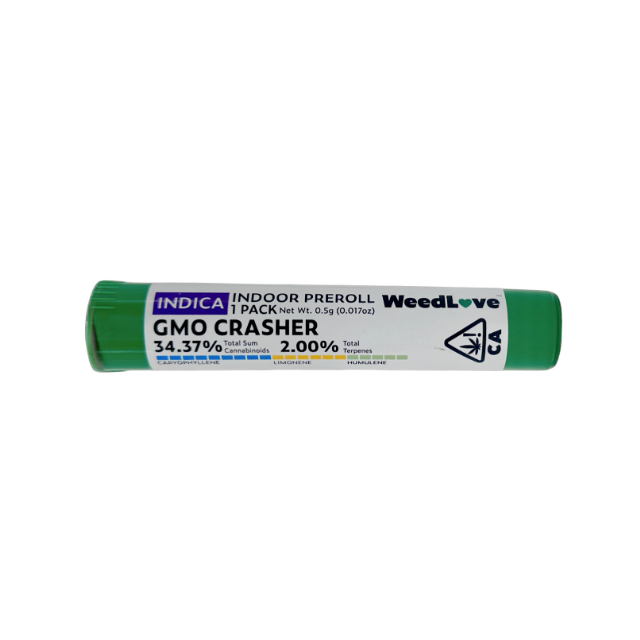 Photograph of product: GMO CRASHER PREROLL .5G