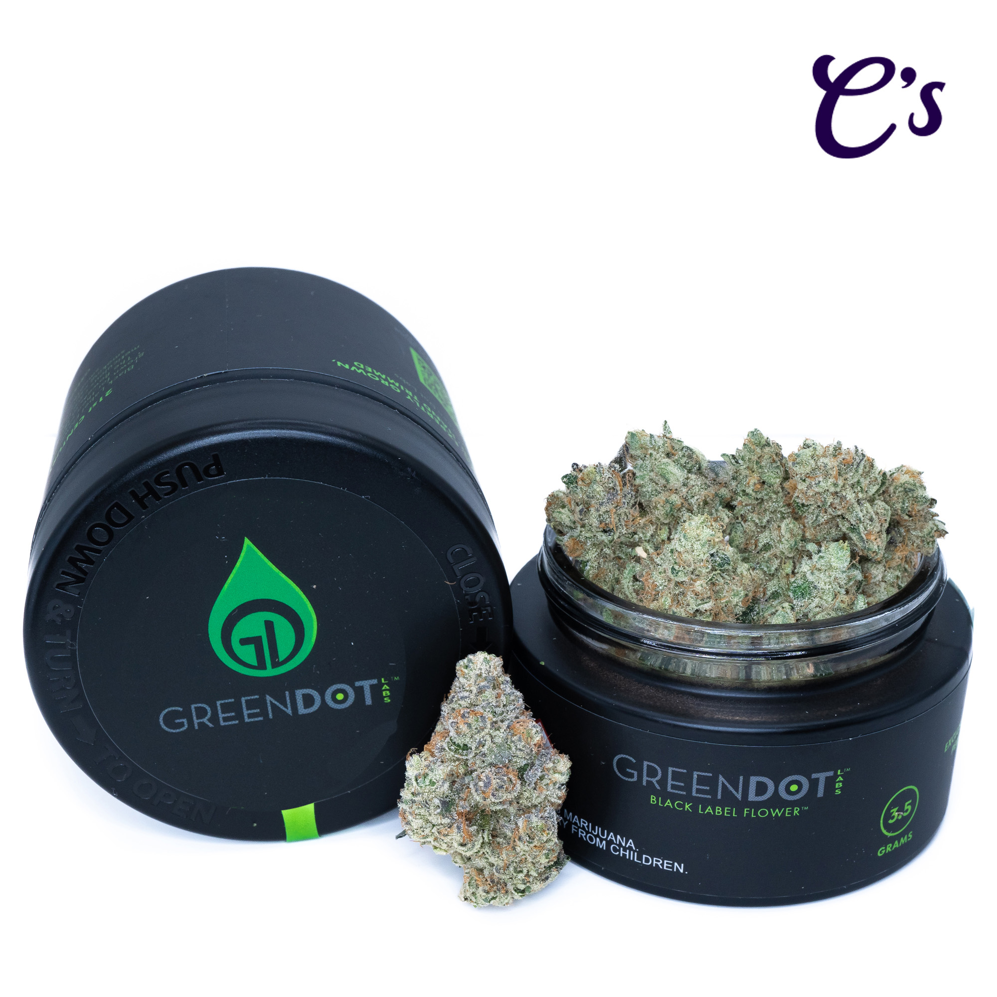 Photograph of product: | Green Dot Flower | Pre-Pack 1/8th | Red Froot - 3.5g