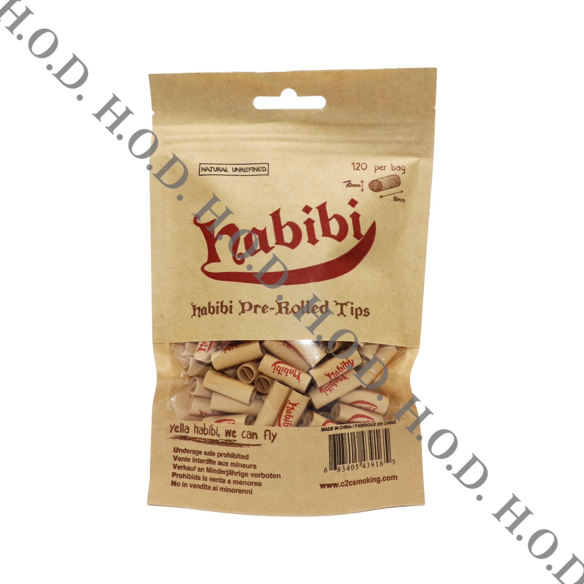 Photograph of product: Habibi Pre-Rolled Tips 120 Count