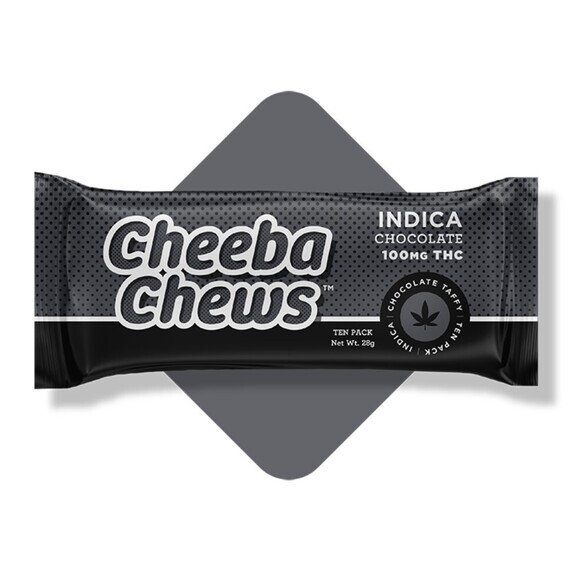 Photograph of product: Cheeba Chews - Chocolate Oui'd 100mg Taffy