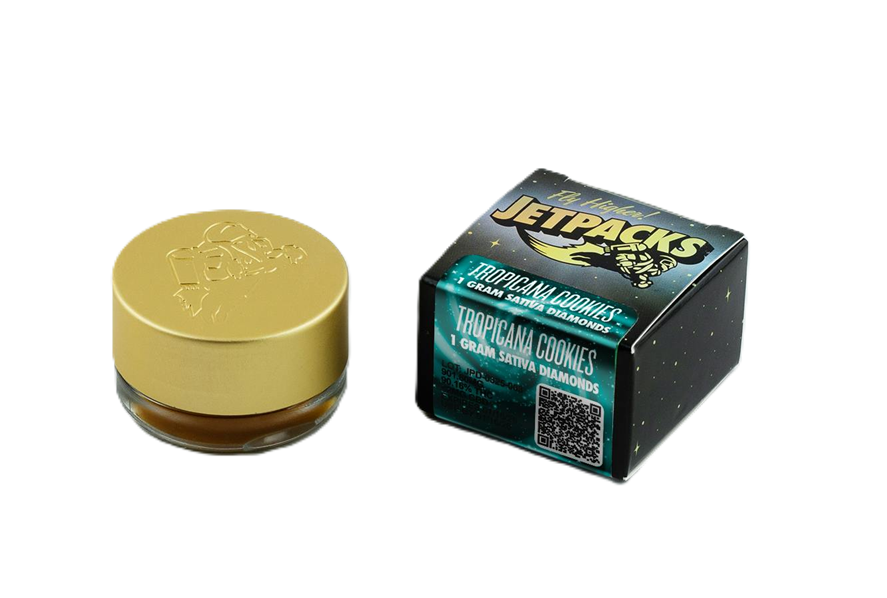 Photograph of product: JetPacks | Tropicana Cookies | Live Diamond 1g