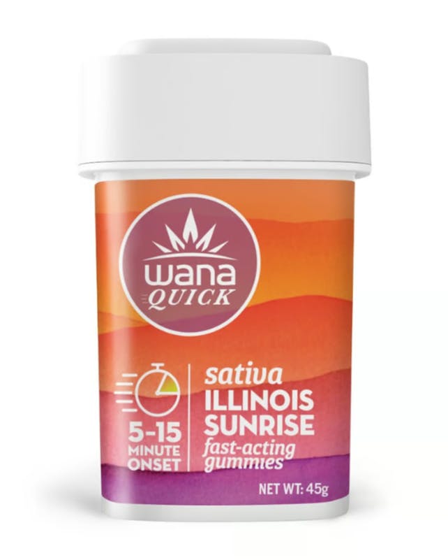 Photograph of product: Illinois Sunrise Fast Acting Gummies - 10 Pack