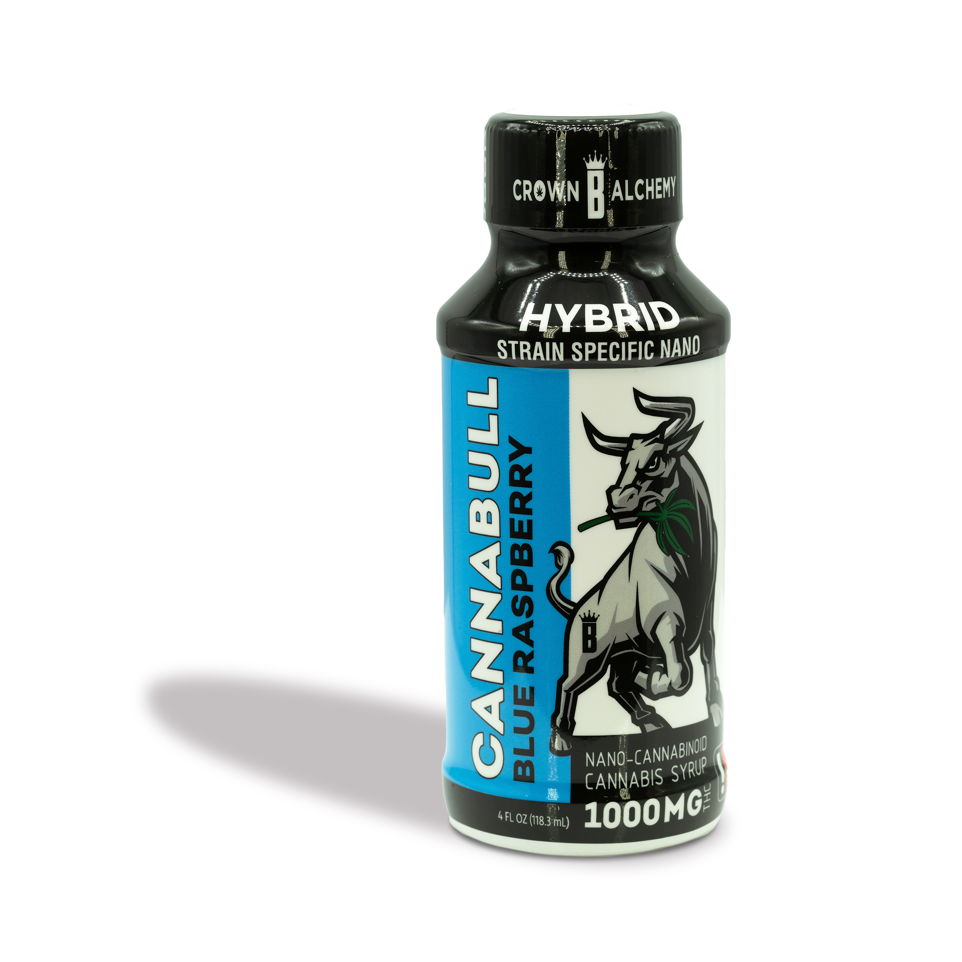 Photograph of product: Cannabull - Blue Raspberry 1,000mg Nano Syrup - 4oz