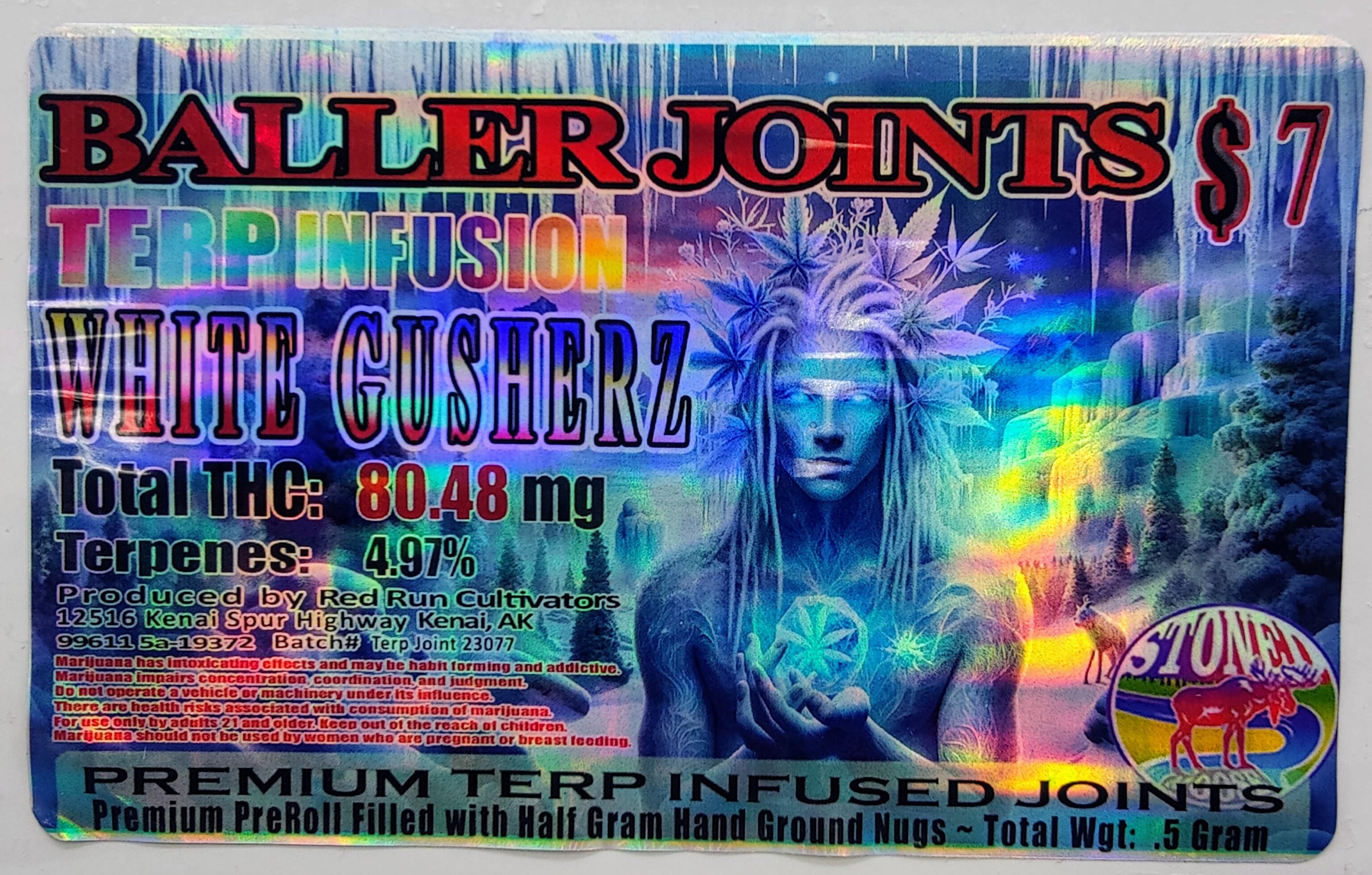 Photograph of product: (P) RR Infused Terp (White Gushers)