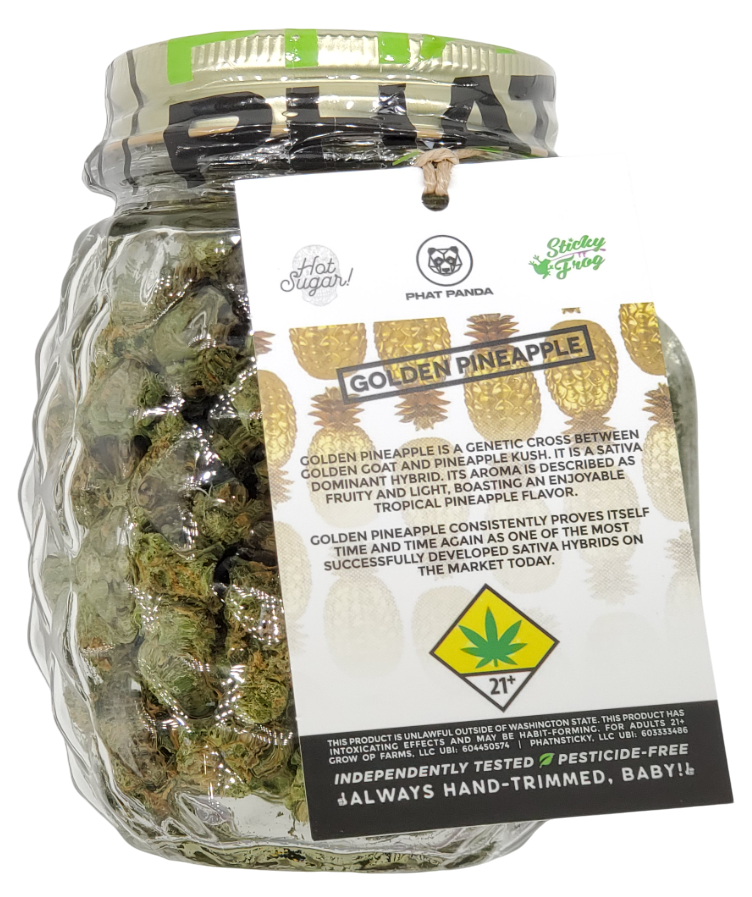 Photograph of product: Phat Panda Golden Pineapple - 28g