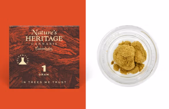 Photograph of product: Nature's Heritage - Chem Fruit - Kief - 1g
