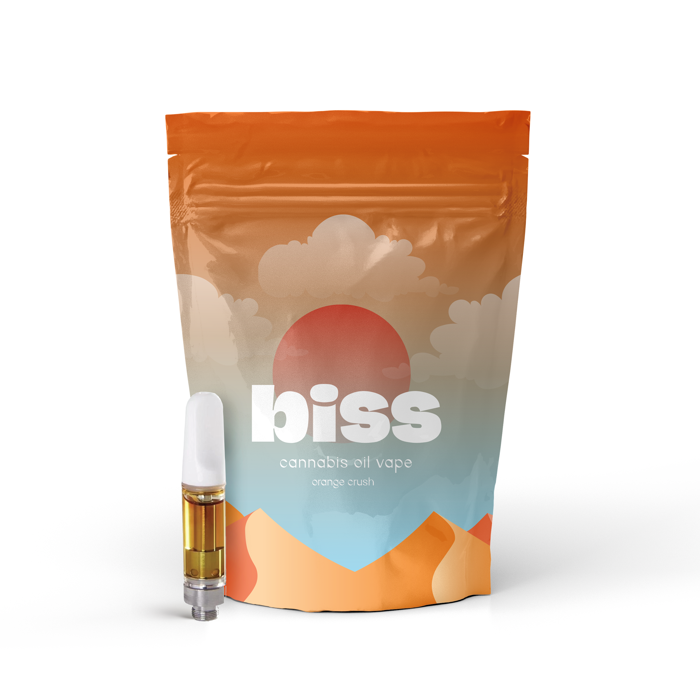 Photograph of product: Biss | Focus - Orange Crush (S-H) Vape Cart | 1g
