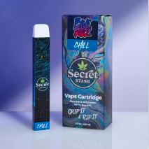 Photograph of product: Blue Razz | Hybrid | Secret Stash Disposable Vape