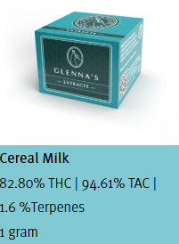 Photograph of product: Glennas Cereal Milk Cured Resin