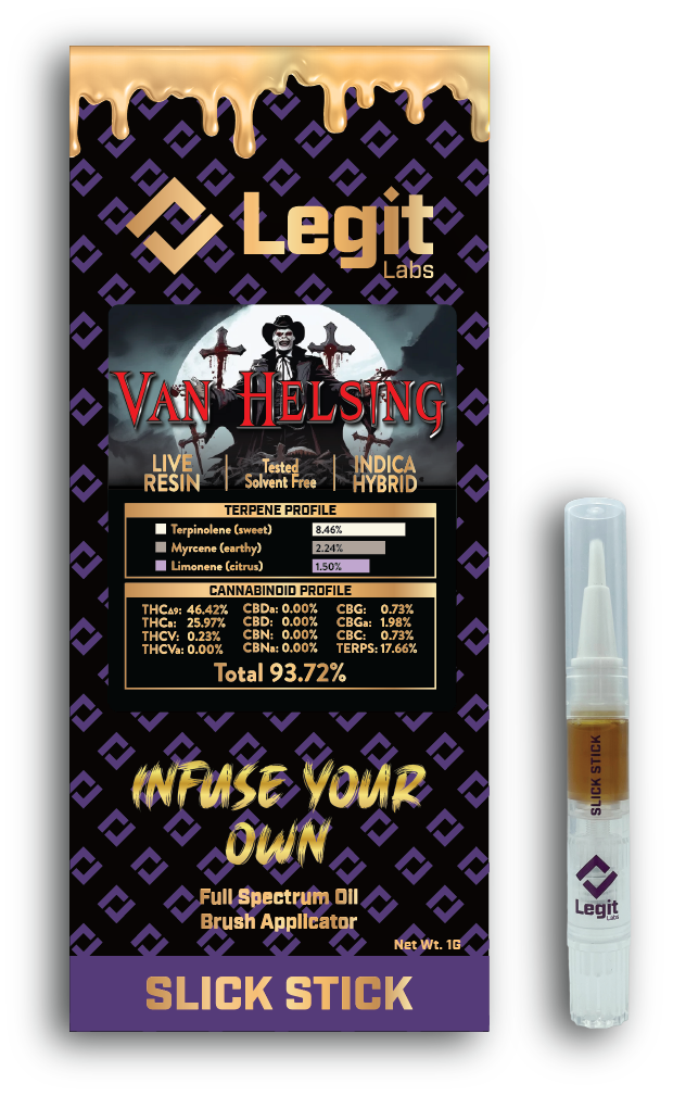 Photograph of product: 1G SLICK STICK VAN HELSING PRE-ROLL INFUSER