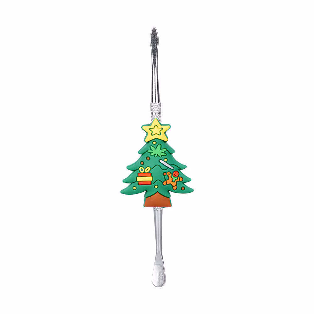 Photograph of product: Christmas Tree Stainless Steel Dab Tool - 4.75"