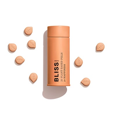 Photograph of product: BLISS | 10mg Drops 1:1 CBD:TH-oui | 20pk. Fast-acting. Vegan