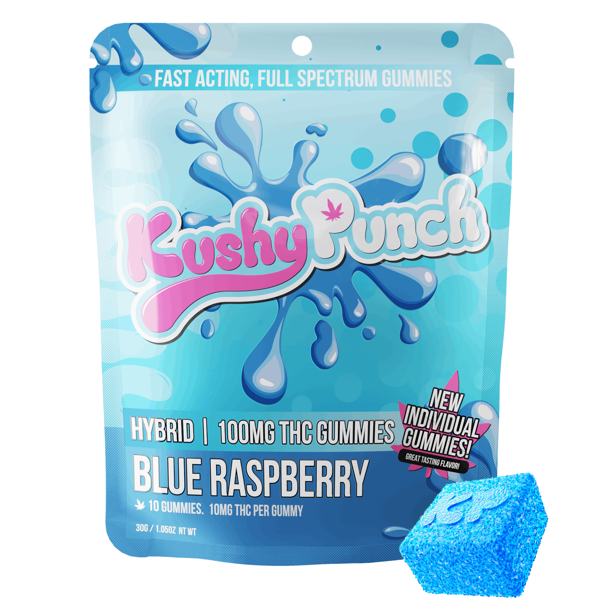 Photograph of product: Kushy Punch - Strawberry Lemonade (Hybrid) Edible 100mg