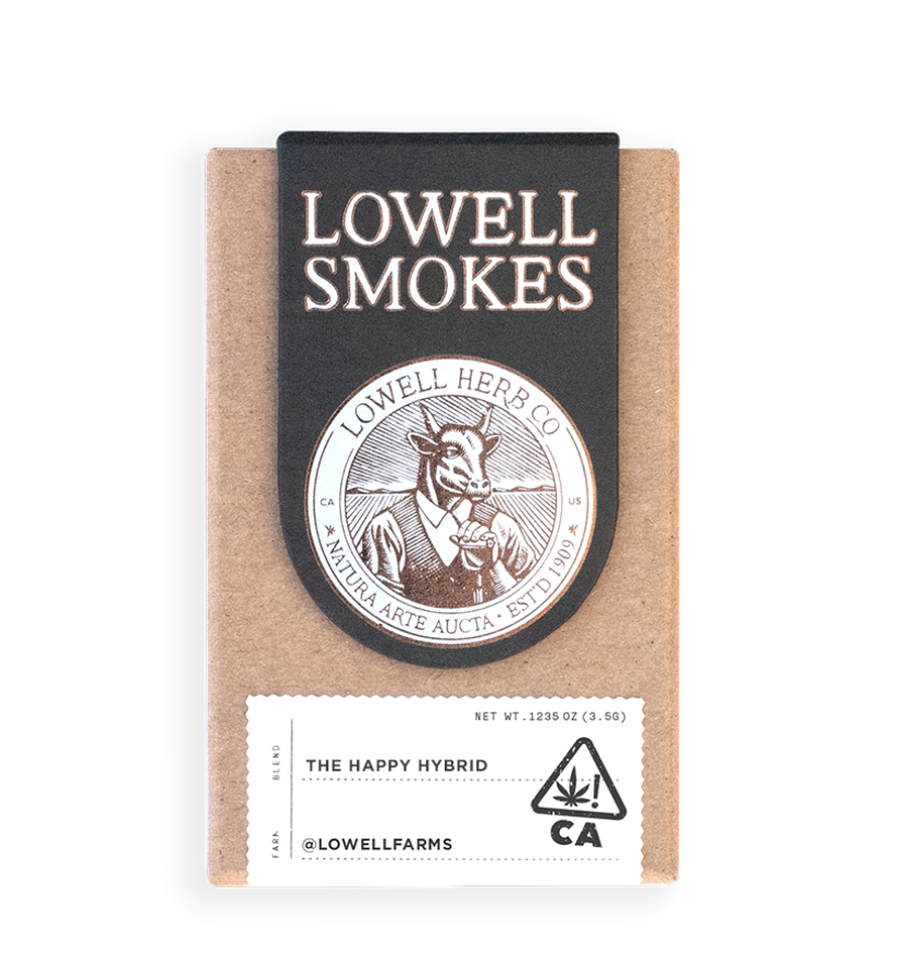 Photograph of product: Lowell Smokes Multi-Pack Pre-Roll - The Happy Hybrid 6 x 0.6g