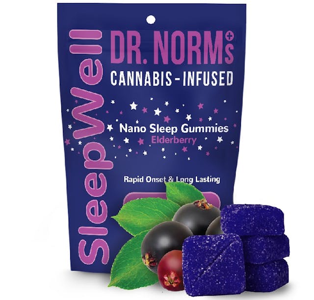Photograph of product: Elderberry Sleep Well Gummies w/ CBN 10pk 100mg - Gummies