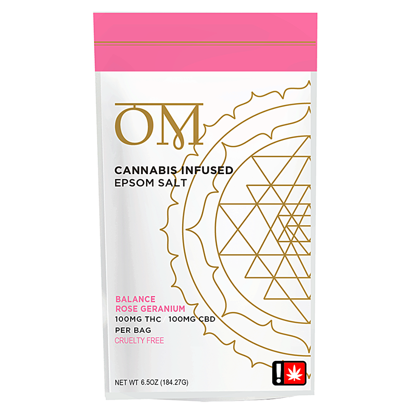 Photograph of product: OM Epsom Salts | Balance - Rose Geranium