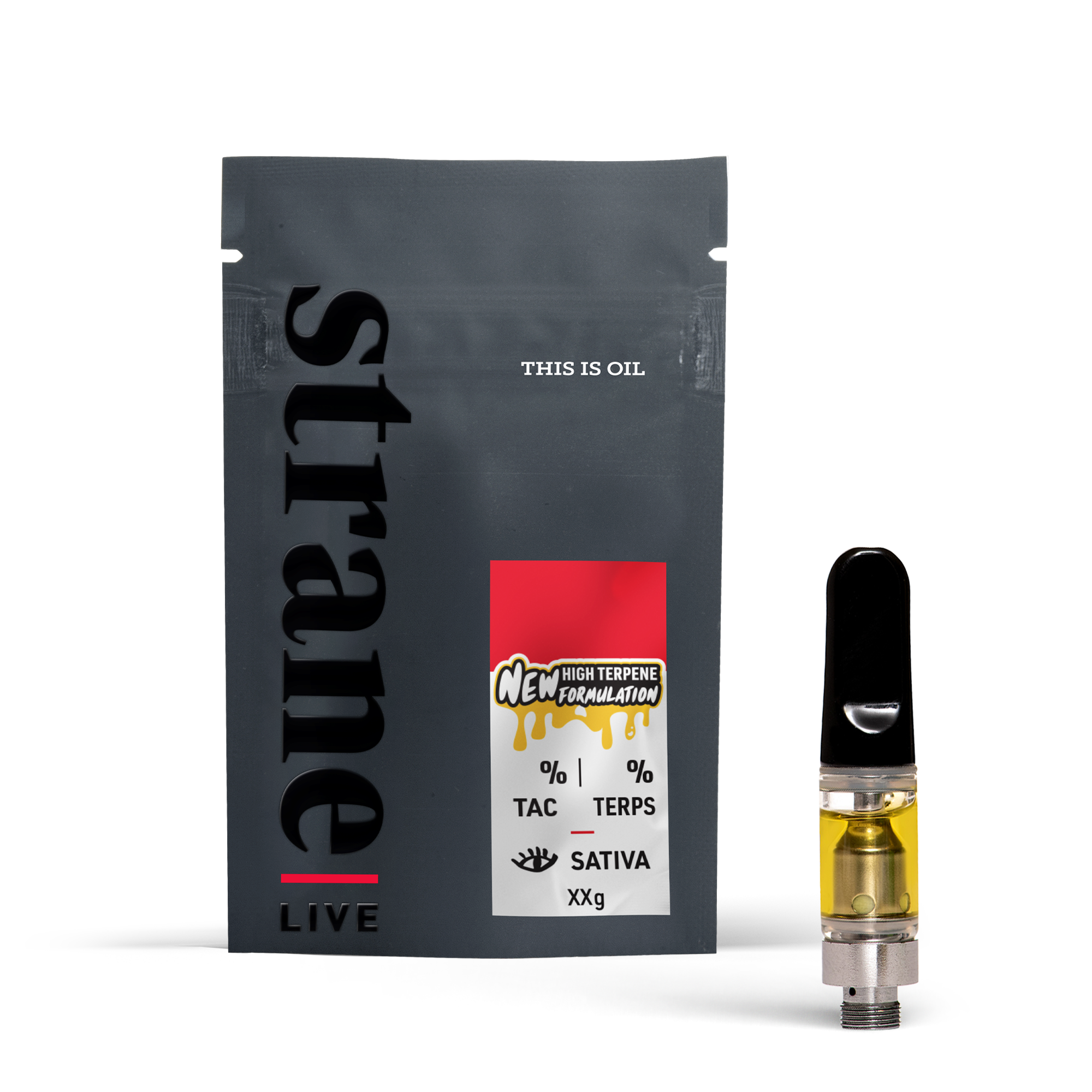 Photograph of product: Gold Dropz Live Resin Sauce Cartridge 0.5g