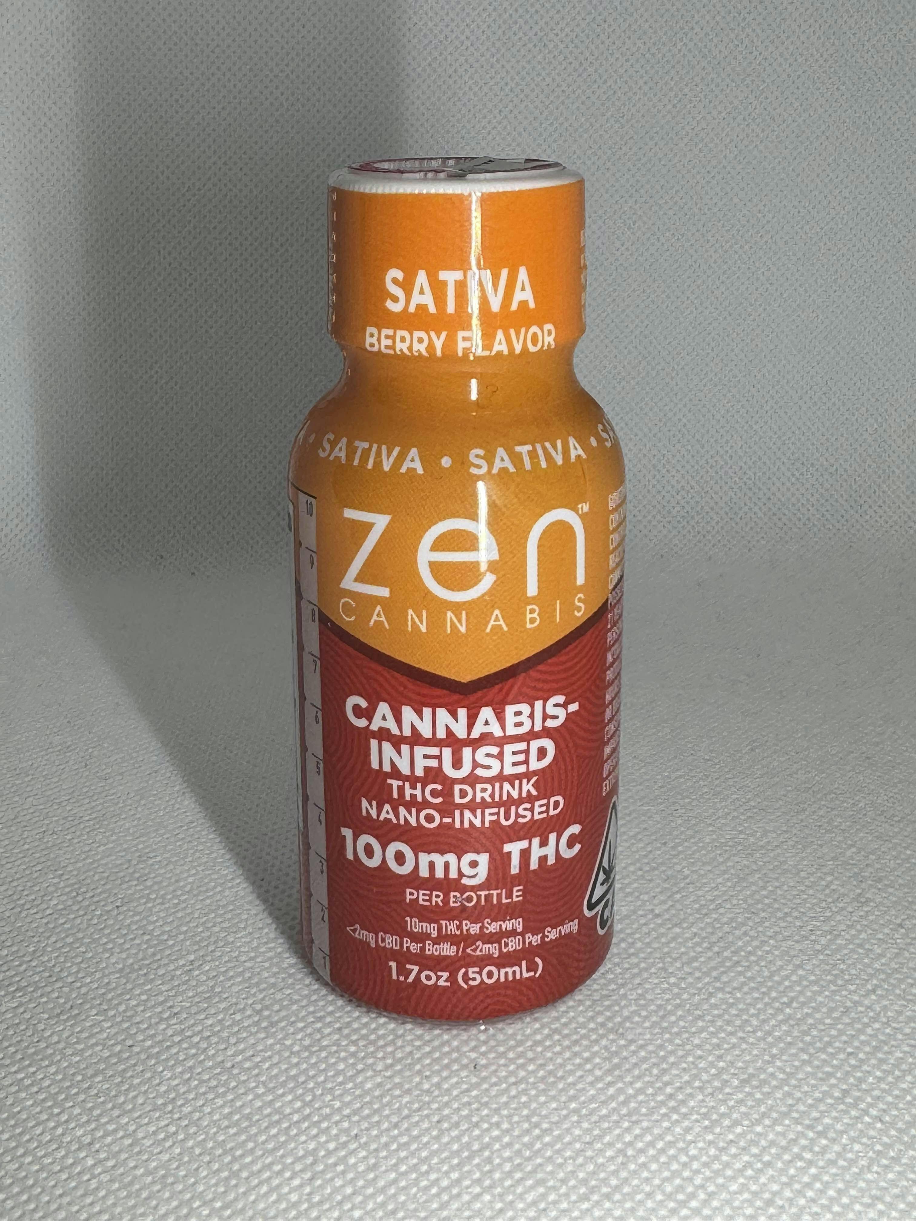 Photograph of product: Berry Oui'd Infused Drink 100mg | Zen