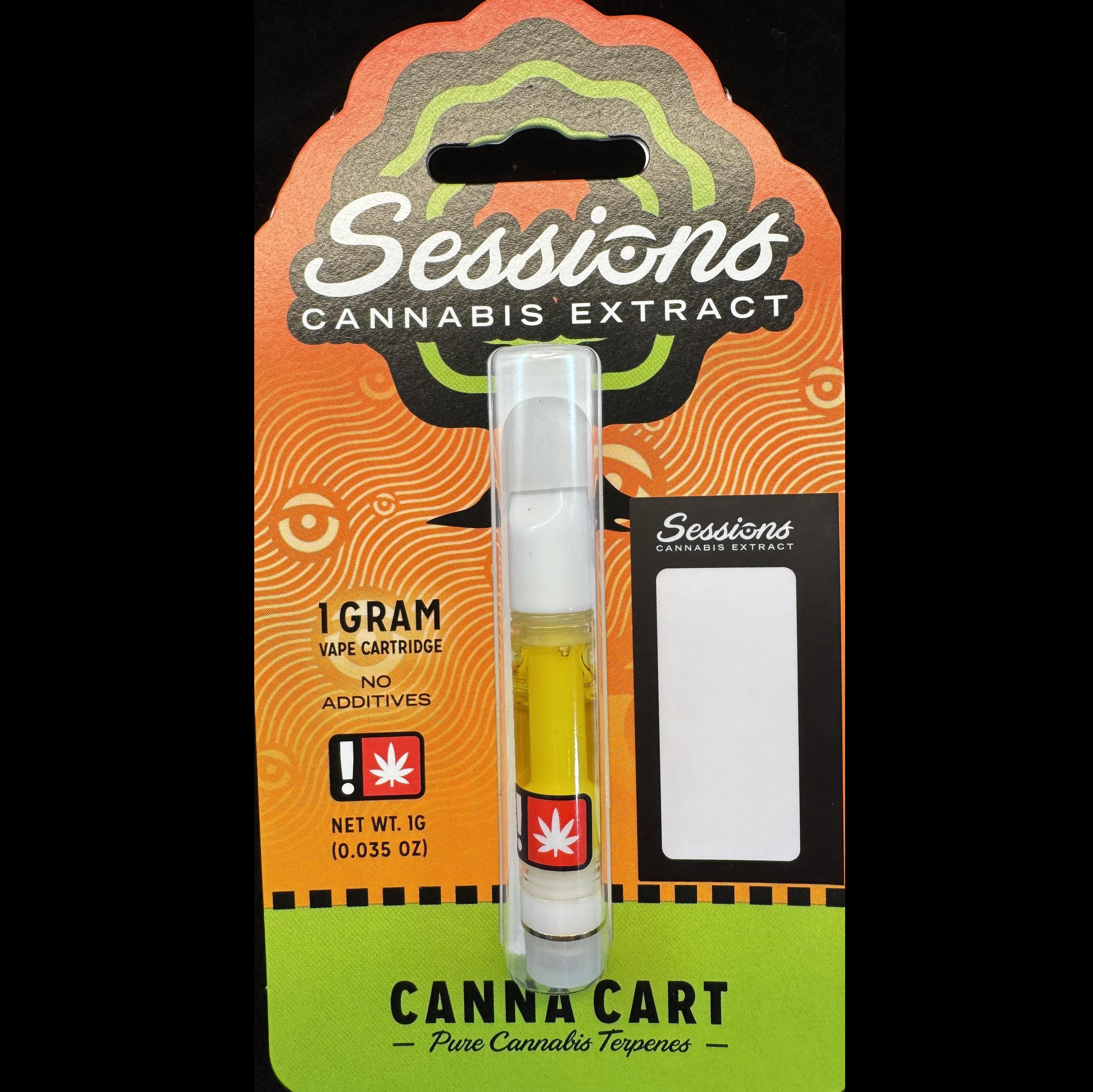 Photograph of product: Blue Smoothie Distillate Cartridge (Sessions)