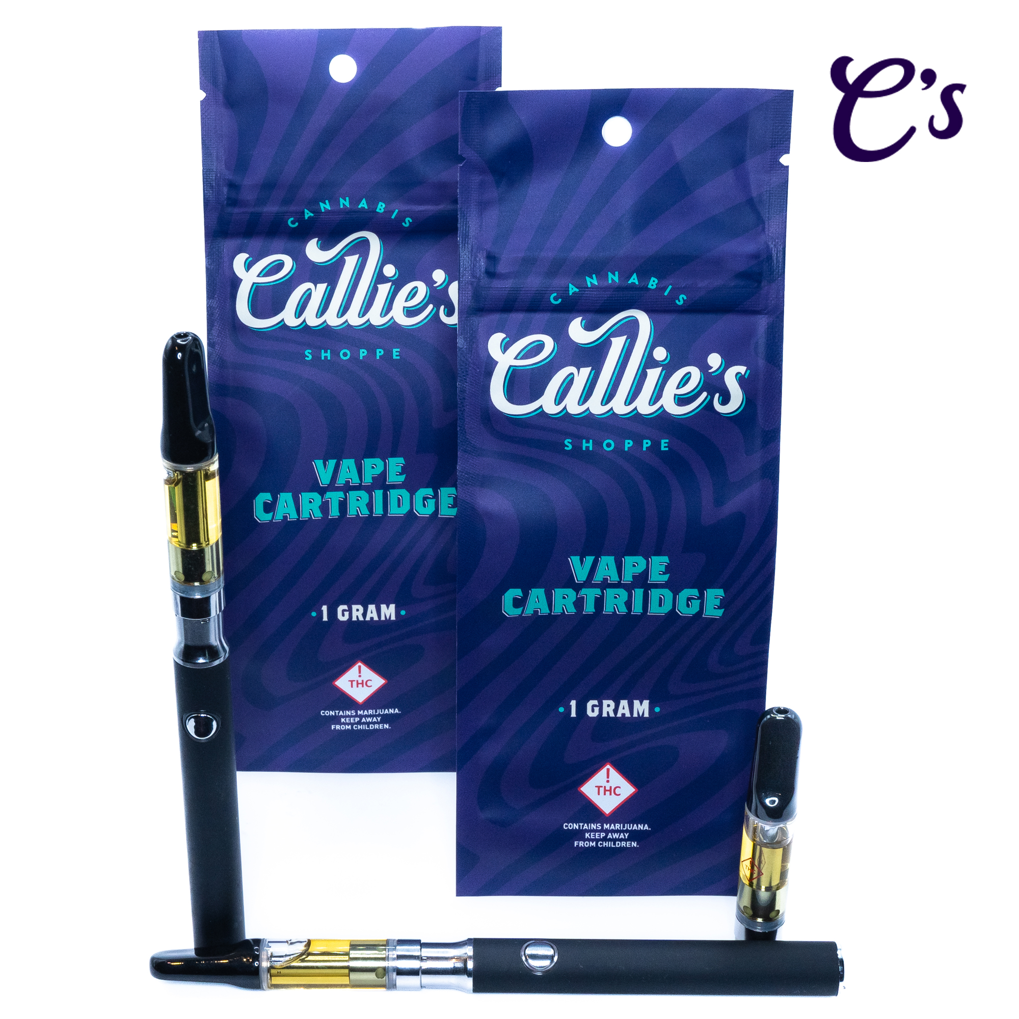 Photograph of product: Callie's | Disposable 2g Cart (I) Disco Fries 2g