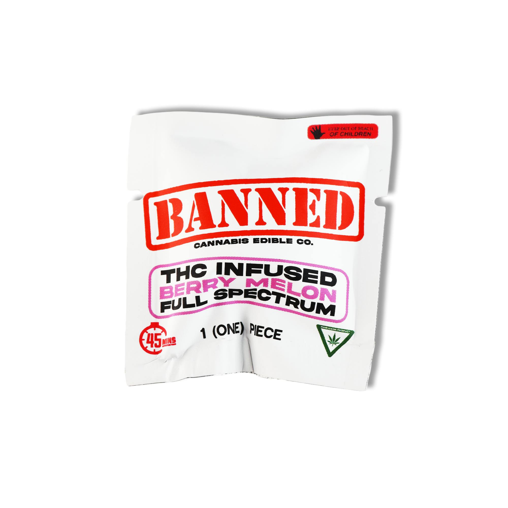 Photograph of product: Banned - Single Gummy Berry Melon 200mg