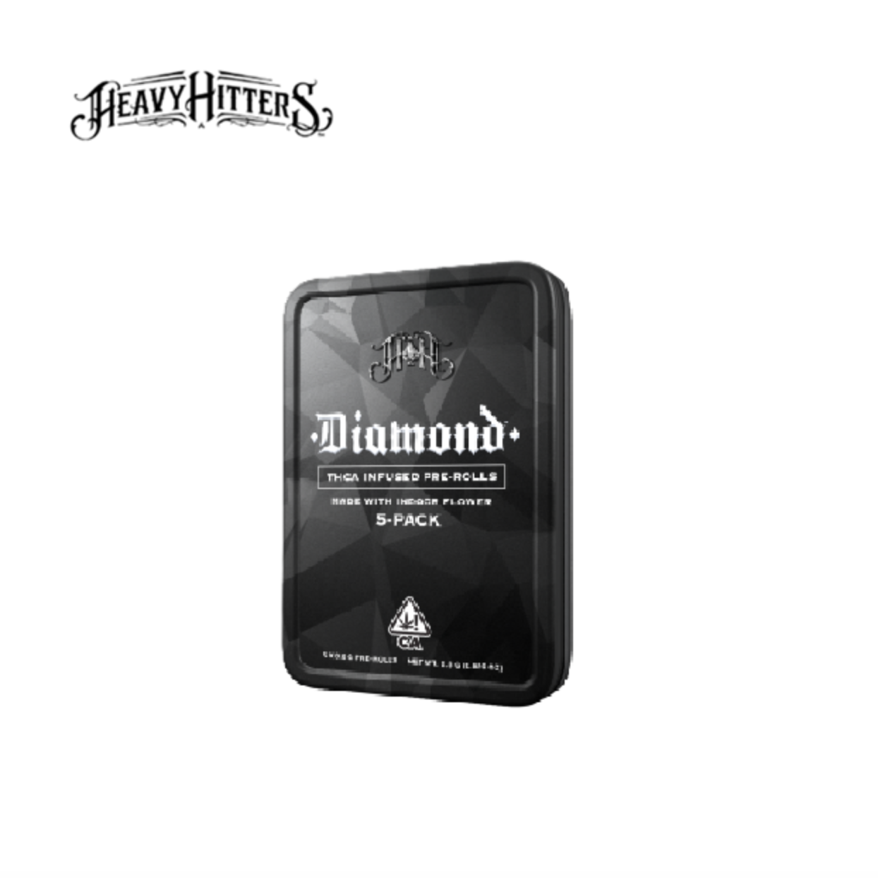 Photograph of product: BLUE SAMURAI #17 2.5G DIAMOND INFUSED 5 PACK PREROLLS