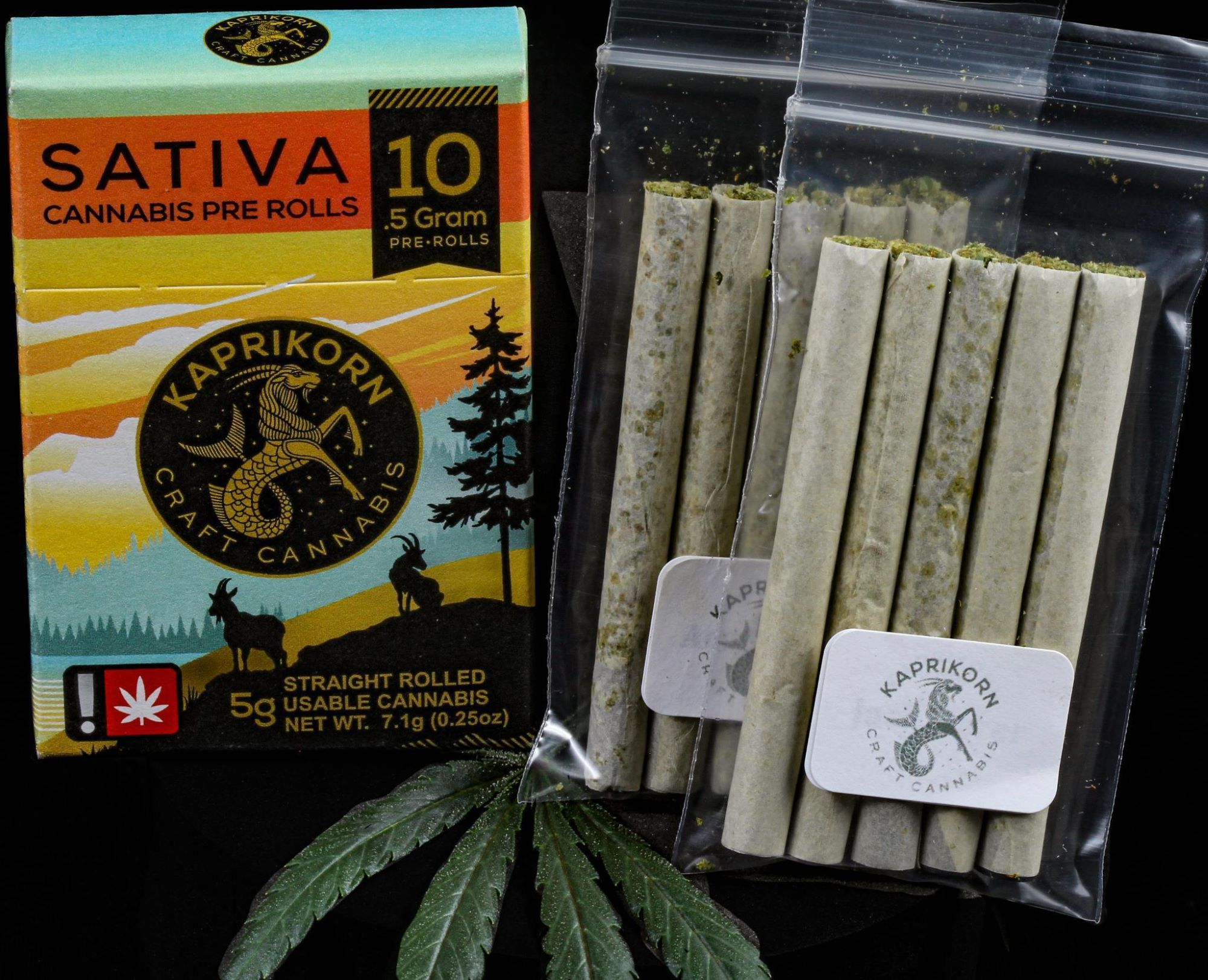 Photograph of product: Kaprikorn | Jack Murphy + Jack Herer 10 Pack Pre-Rolls
