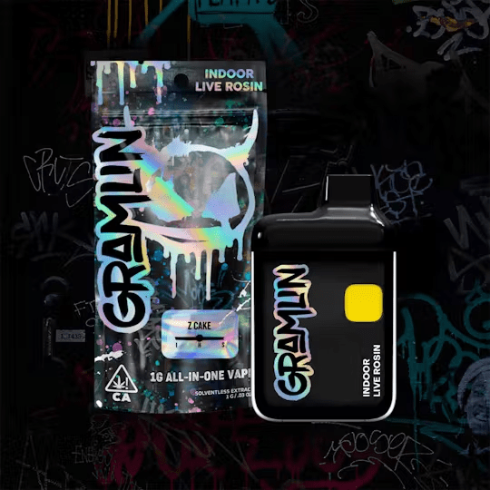 Photograph of product: Z Cake Live Rosin All In One Vape 1g - 