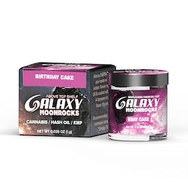 Photograph of product: Birthday Cake   | 3.5g Moonrock - 