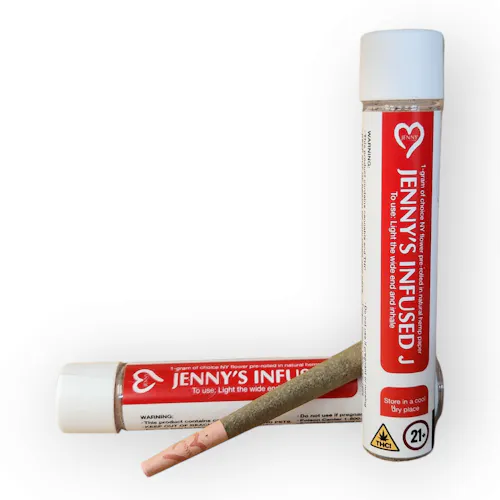 Photograph of product: Jennys-Infused Pre-rolls  Biscotti with Diamonds 