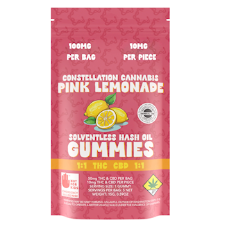 Photograph of product: Pink Lemonade TH-oui:CBD au chocolat-Oil Gummies, 5-Pack