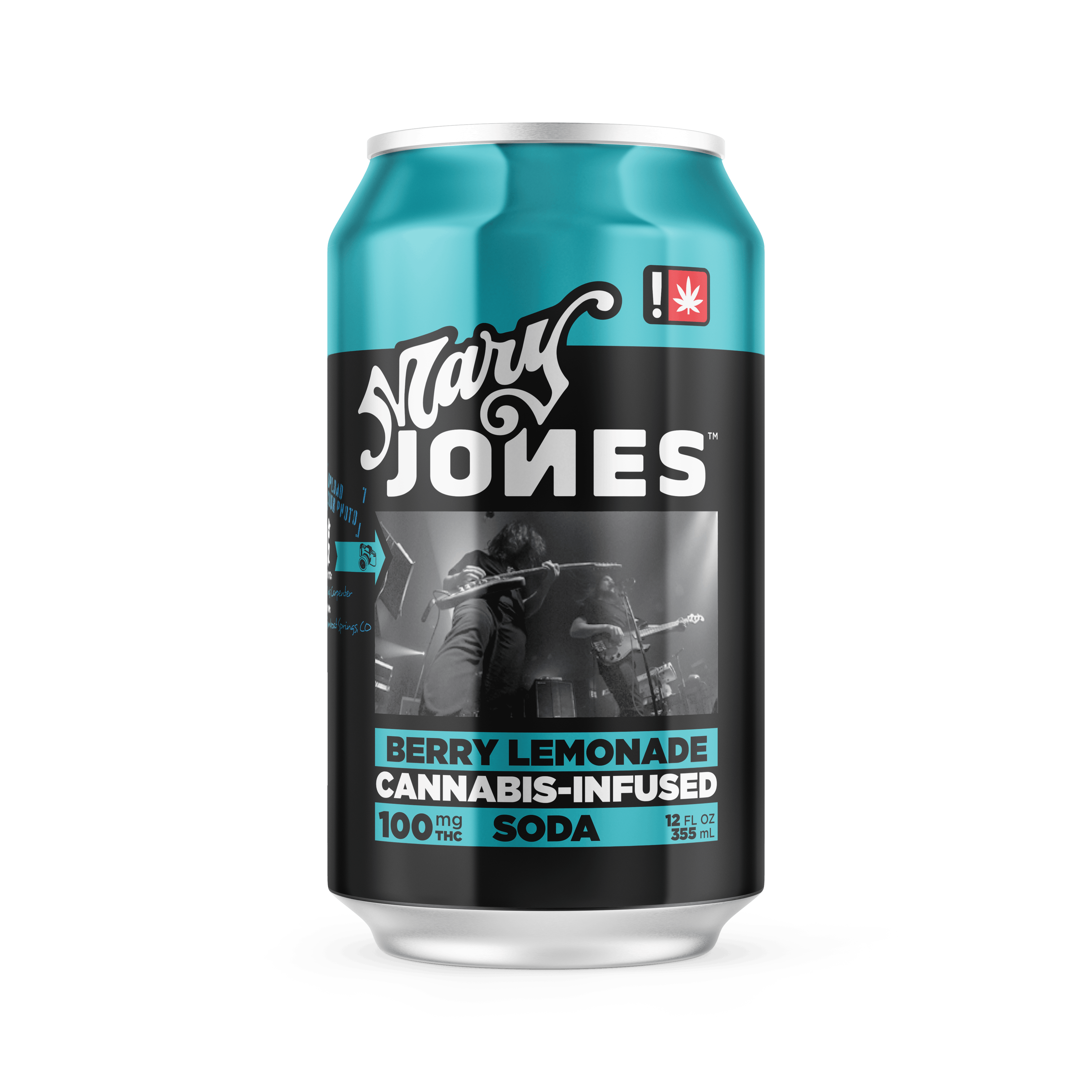 Photograph of product: Mary Jones Soda | 100mg | - Berry Lemonade
