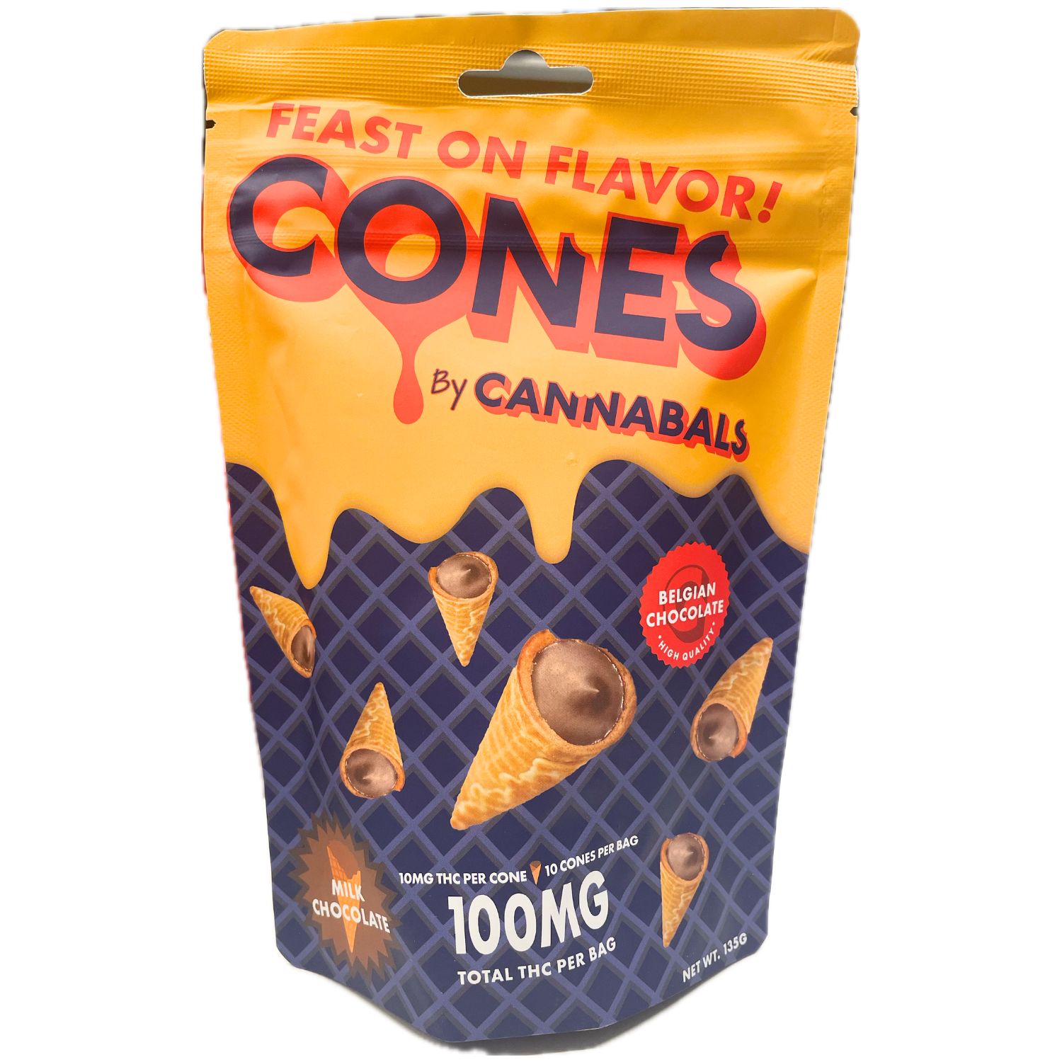 Photograph of product: Milk Chocolate Cones | 10 Pack