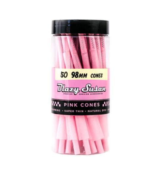 Photograph of product: Pink King Size 50 Cones- Blazy Susan